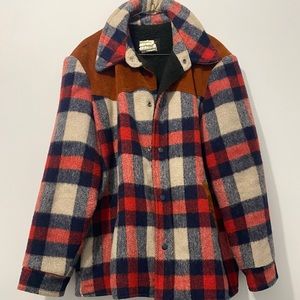 Vtg Plaid Jacket